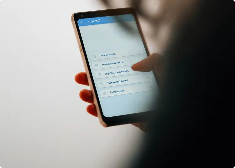 Fiscall aplikacija - dashboard i pregled statistike